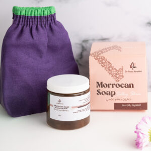 بكج الصابون المغربى +ليفه مغربيه